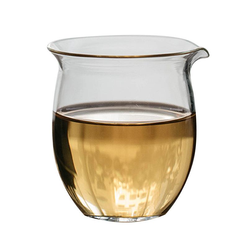 

Japanese Style Kungfu Transparent Glass TeaCup Heat-resistant Tea Pitchers Household Tea Sea Teapot Decorative Teaware Supplies 420ml