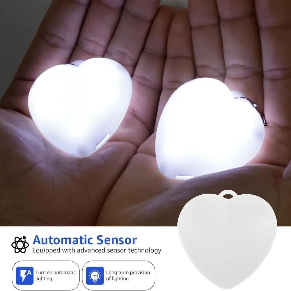 Lumină pentru geantă LED sensibilă la atingere Lampă de încărcare Geantă cu senzor automat Lampă de noptieră Lumină în formă de inimă Cadou pentru femei și fete