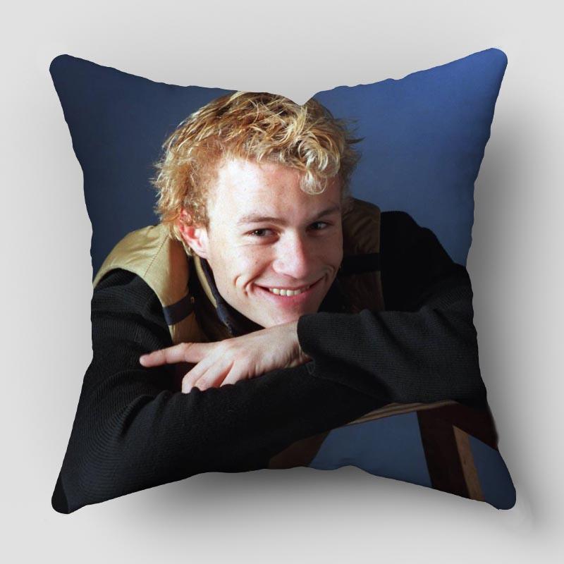 Heath Ledger Kissenbezug Kissenbezug nach Wunsch Modernes Heim Dekokissenbezug für Wohnzimmer 45X45cm