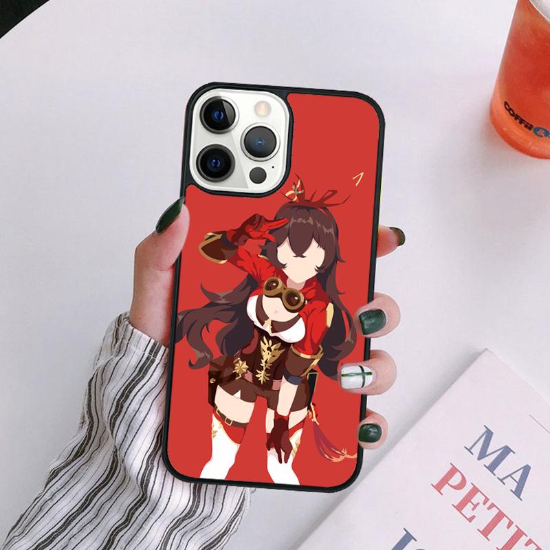 

Amber genshin impact Phone Case For iPhone 17 Air 14 13 12 16Pro Max 15 Plus Max Cover Shell coque iPhone 17pro