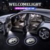 For BYD Atto 3 Act Tang F3 E6 Yuan Song Plus EV F0 Qin 2 Pcs LED Wireless Car Door Welcome Lamp Projector Light Auto Accessories