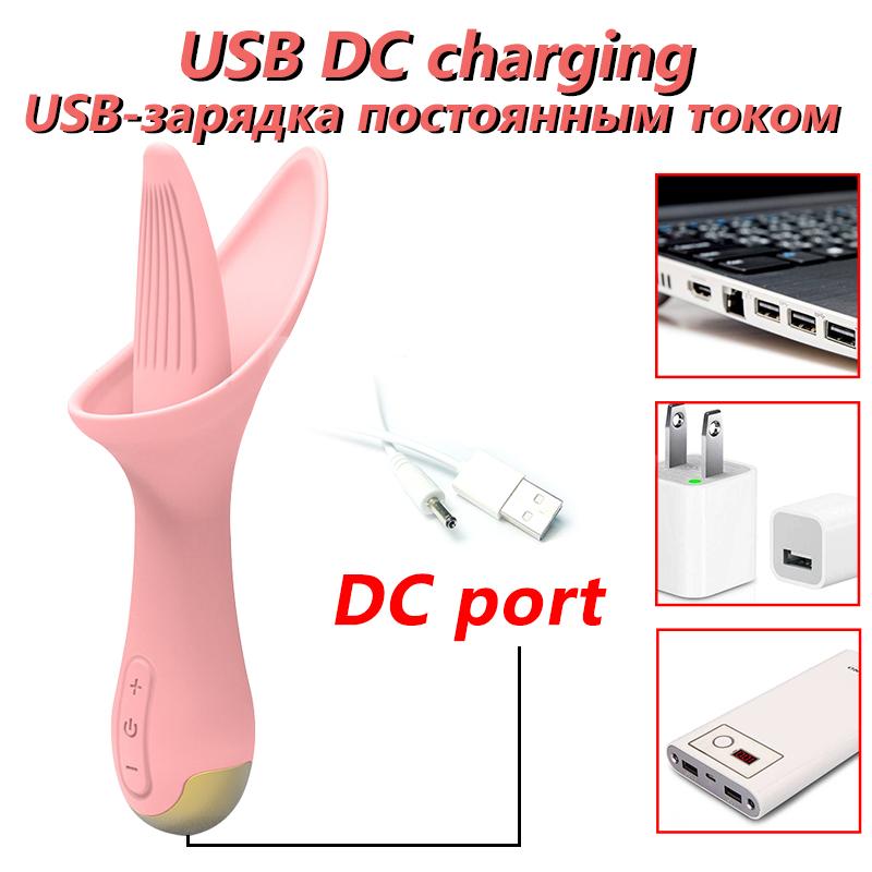 Magischer Zungenvibrator, Sexspielzeug für Frau, Klitoris, G-Punkt, stimuliert vibrierende Zunge, Klitorisvibrator, enges Orallecken, Sexshop für Erwachsene