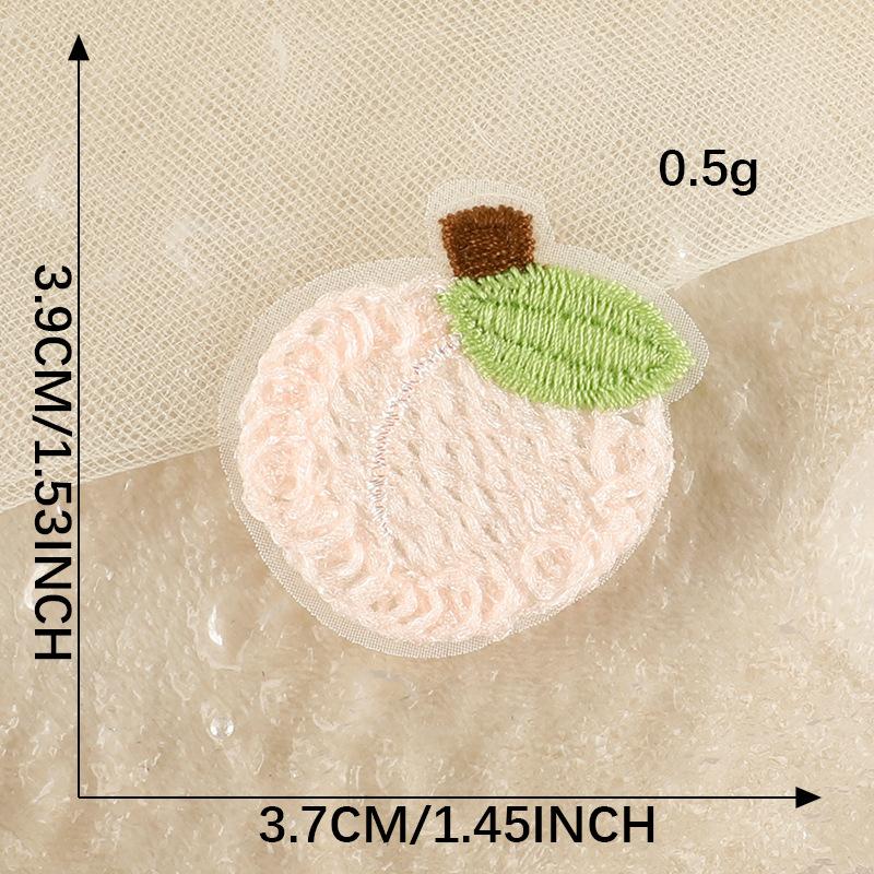 Computer Embroidery Label Jewelry Accessories Embroidery Love Strawberry Clothing Accessories Patch Sticker Handmade Diy Cloth Label Cloth Sticker