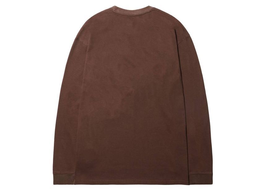 Supreme Maglia The North Face con Stampa Pigmentata a Manica Lunga Marrone