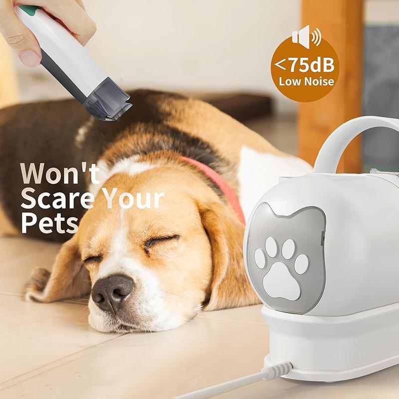 Hot Sale Pet Hair Dryer Vacuum Suction Dog Cat Grooming Brush Low Noise Electric Vacuum Cleaner Multifunction Pet Grooming Kit