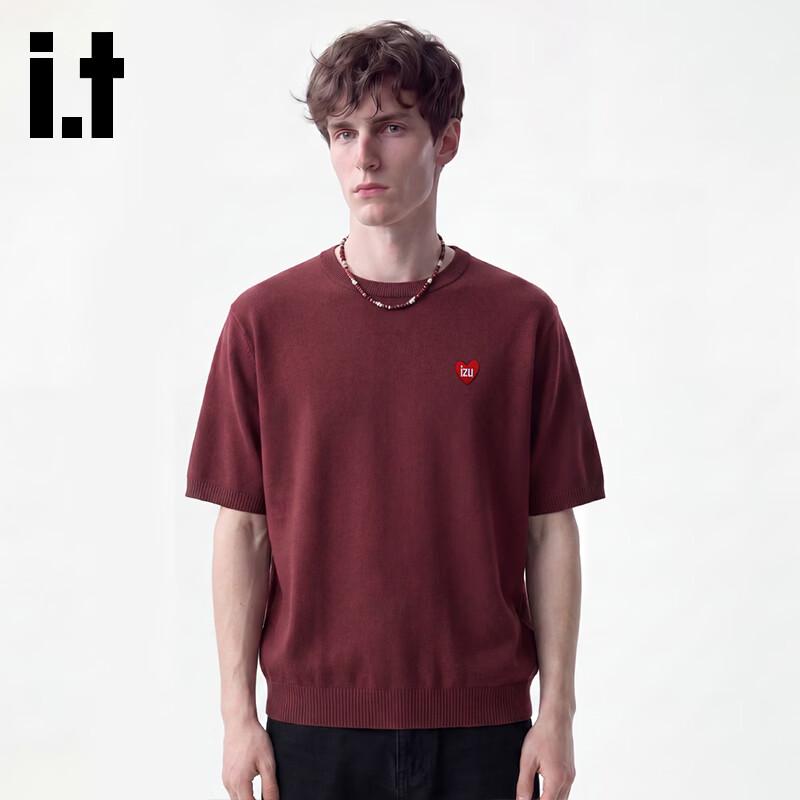 izzue i.t Unisex Lightweight Old Money Style Round Neck Short Sleeve Tee M