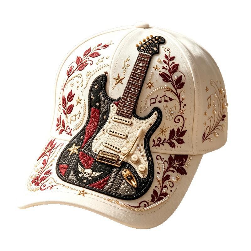 Fashion New 1D Digital Printed Musical Instrument Baseball Cap Morning Garden Adult Cap Cap