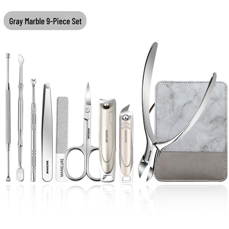 Professionelles Maniküre-Geschenkset: Nagelknipser, Eingewachsene Nagelknipser, Nagelscheren & Werkzeuge