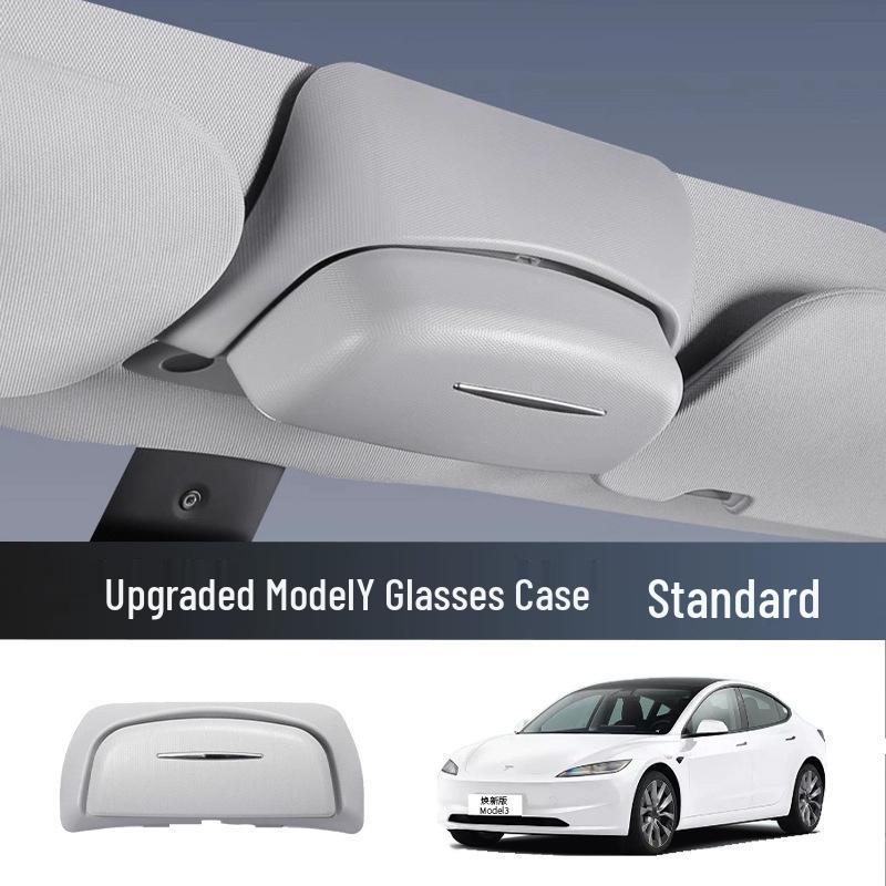 Tesla Model Y/3 Refresh Roof Sunglasses Holder & Interior Accessory