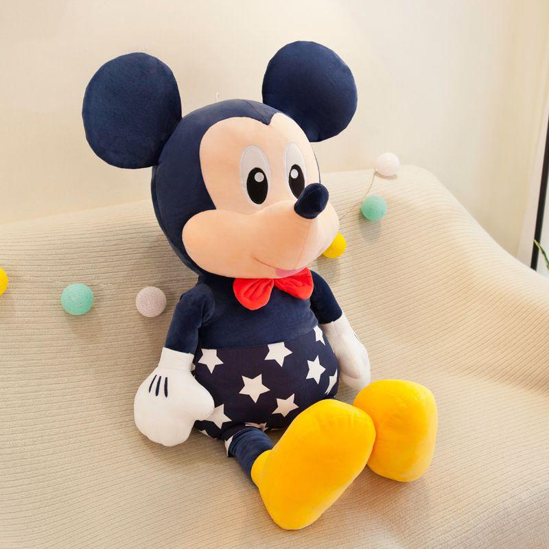 Large Lovely Mickey Mouse Minnie Plush Toys Soft Stuffed Dolls For Kids' Comfort