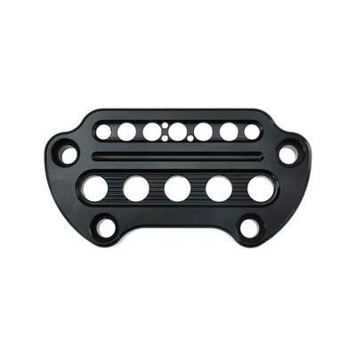 HDBUBALUS Indicator Light Handlebar Top Bar Riser Clamp Mount for Harley Sportster Dyna Fat Bob