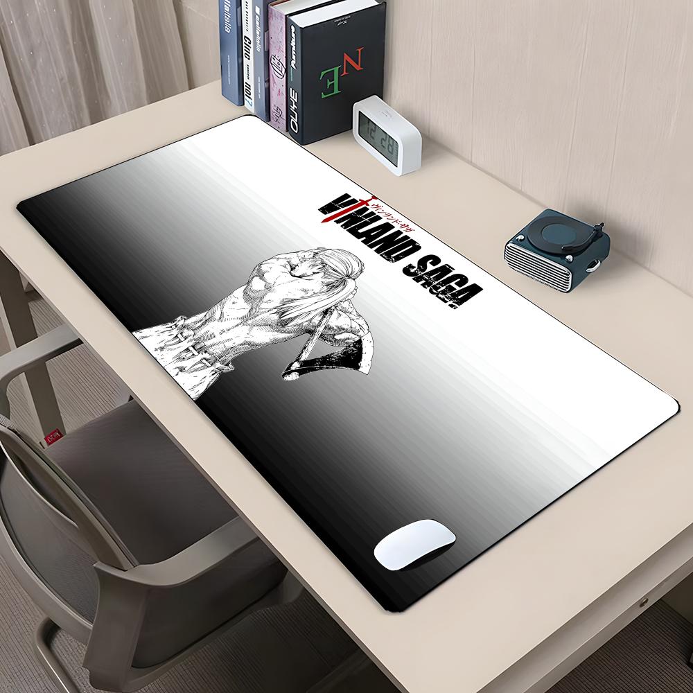 Vinland Saga Mouse Pad Rubber Antislip Keyboard Pad 40x90cm Mousepad Gaming Accessories XXL Office Computer Mat