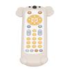 Baby Remote Control Toy Simulation Educational Musical Infant TV Remote Toy with Silicone Cover Teether Koala Cover and White Remote