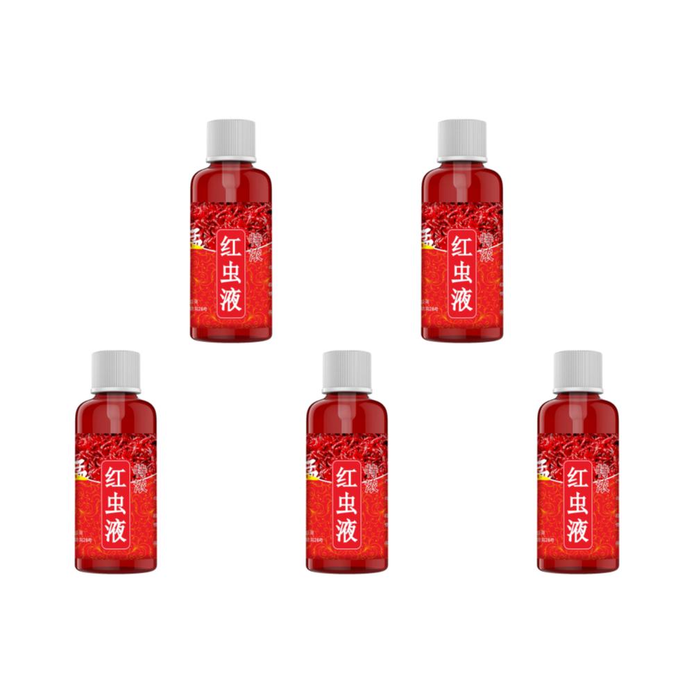 60/100ML Flüssiger Fischköder Konzentrierter Fischköderzusatz Roter Wurm Flüssiger Blutwurmduft Fischlockstoff Angelzubehör