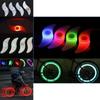Lebendige Fahrradspeichenlichter für Mountainbikes Buntes ABS-Material mit Dauerlicht- und Blinkmodi
