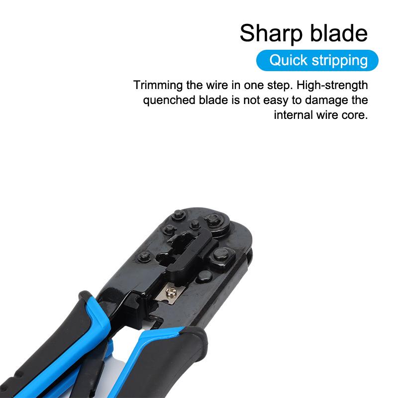 1Pcs 6P 8P Rj11/12 Crimp Cut And Strip Crimper Rj45 Crimp Tool For Ethernet Network Lan Cable Crimper Cutter Stripper Plier
