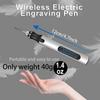 A95D-Stylo de Gravure Électrique Avec 36 Embouts, Machine à Graver Sans Fil Rechargeable par USB, Graveur Rotatif DIY Pour Bijoux