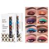 8 st/set Pearlescent Small Eyeshadow Eyeshadow Pencil Combo Set Långvarig vattentät icke-fläckig fast ögonskuggspenna