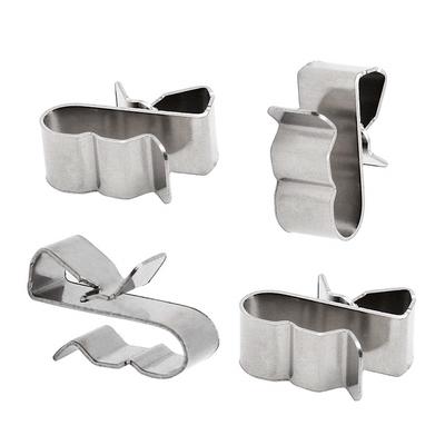 10 Pcs Photovoltaic Clamps Clip Organizer Solar Panel Wire Clip For 2x6mm Stainless Steel Cable Trailer For PV Wiring Boat