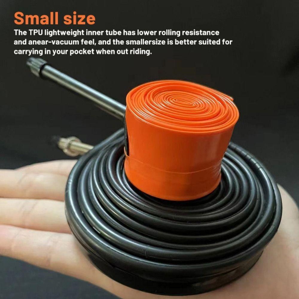 Ultralight Ultra Light Inner Tube TPU Bike TPU Inner Tube Portable Bicycle Inner Tube Road Bike