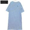 Excellent Condition Blue BEAMS BOY Special Order Striped Half-sleeve Dress Dress 38 blueUsed