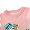 Girls' Double-Layer Snowman Jacquard Knit Pullover - Long-Sleeved Christmas Sweater for Autumn and Winter