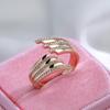 Kinel Rose Gold Color Resizable Women's Ring