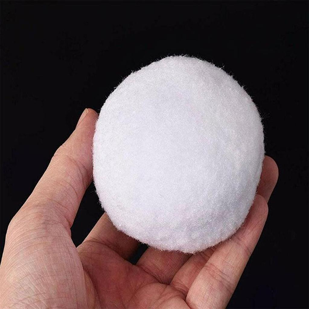 20PCS Fake Snowballs 5cm White Color Artificial Snow Toy Balls for Indoor and Outdoor