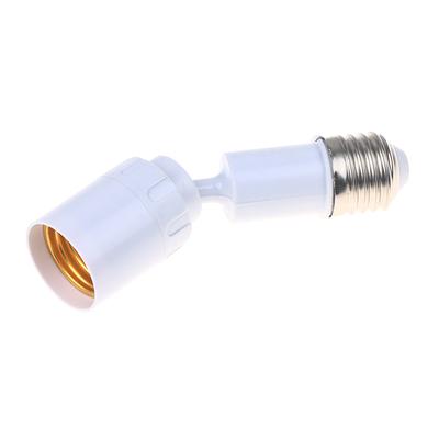 Universal E27 To E27 Led Light Bulb Socket Extender Adapter 360 Degree Rotatable Light Fixture E27 Adjustable Light Bulb Base
