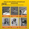 All-in-one Plumbing Tool All In One Faucet Wrench Set, Compact Multi-Size Disassembly Tools Tools, Durable Repair Kit for Bathroom Kitchen Maintenance