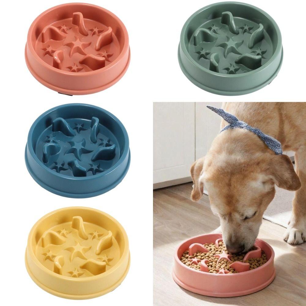 Prevent Choking Slow Eating Dog Bowl PP Material Pet Puzzle Feeder Pet Feeding Bowl  for Dog Cat