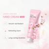 Sakura Blossom Scented Hand Cream, Moisturizing Lotion for Dry Hands, Travel-Size Tube for On-the-Go Hydration, Daily Care for Rough Skin