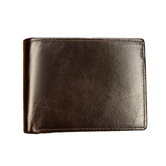 Men Faux Leather Wallet Large Capacity Bi-fold Short Wallet Vintage Minimalist Business Casual Credit Card Holder Front Pocket Wallet