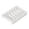 Flexible Silicone Soap Holder Hollow Design Bar Soap Dish Bathtub Kitchen Soap Saver Drainer Sponges Scrubber Display