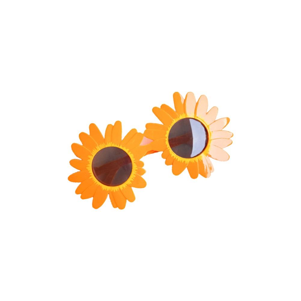Women Sunflower Sunglasses Little Daisy Shape Sun Glasses Funny Party Decor Eyewear Gathering Picnic Photography Prop Eyeglasses