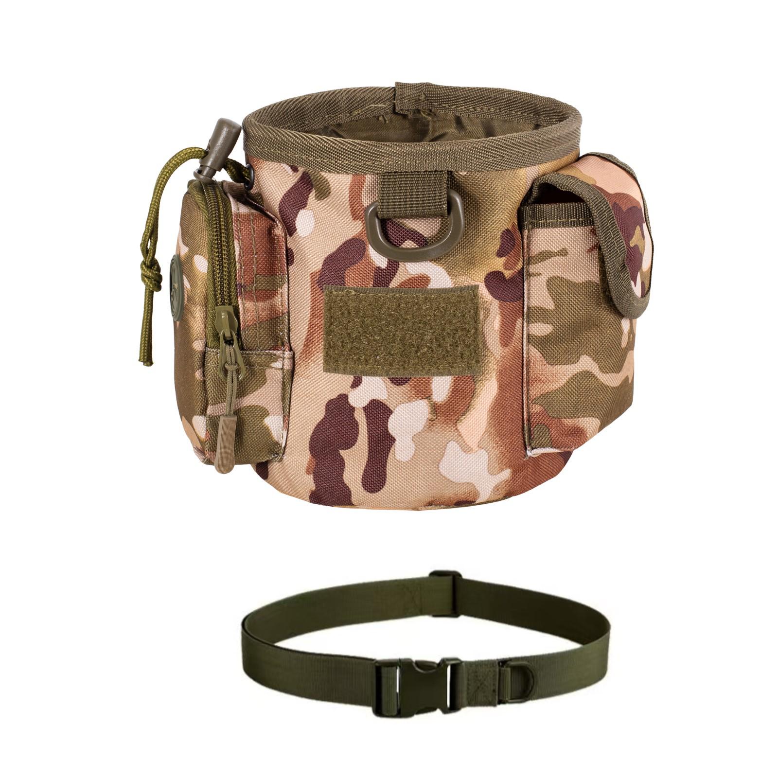 Camouflage Multi-purpose Outdoor Waist Bag for Hiking, Fishing & Dog Training