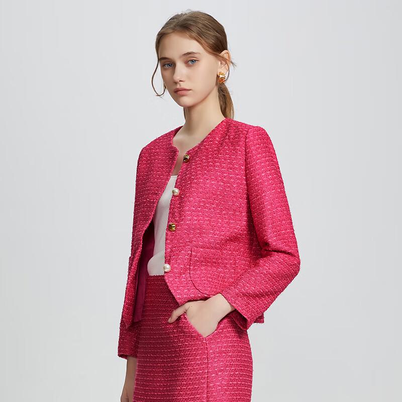 

Shetu Women s Versatile Round Neck Long Sleeve Outerwear L