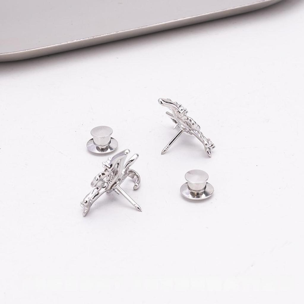 Fashionable Simple Waist Accessory Detachable Non Stitching Button  Butterfly Waist Buckle Minimally Designed Jewelry