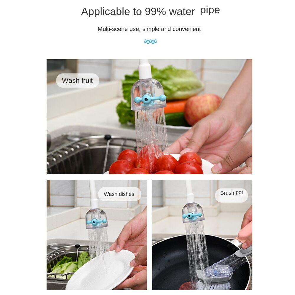1 Stück drehbarer Spültisch-Verlängerungs-Sprühkopf mit verstellbarem Wasserhahnadapter und Filter zur Wassereinsparung in Küche und Bad
