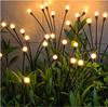 Solar Firefly Garden Lights: LED Courtyard Decor for Festive Ambiance.