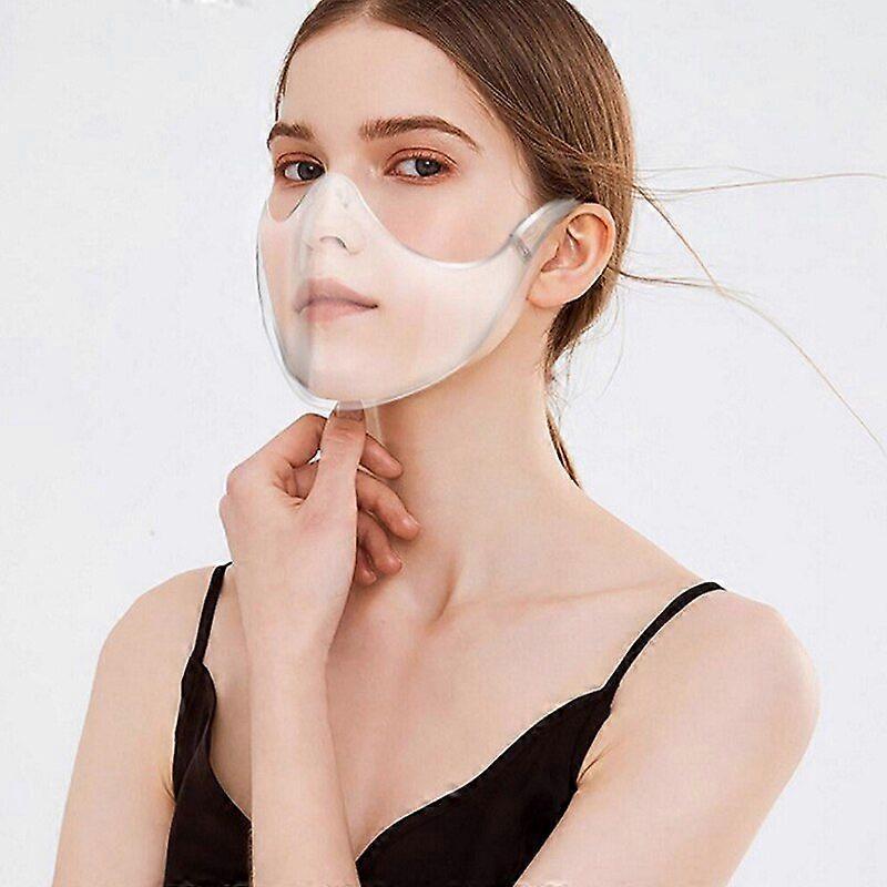 1pcs Transparent Protection Face Mask Adults Visual Mask Durable Mask Face Shield