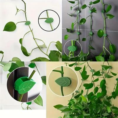 Plant Fixture Clip Plant Climbing Wall Self-Adhesive Fastener Tied Fixture Vine Buckle Hook Garden Plant Wall Climbing