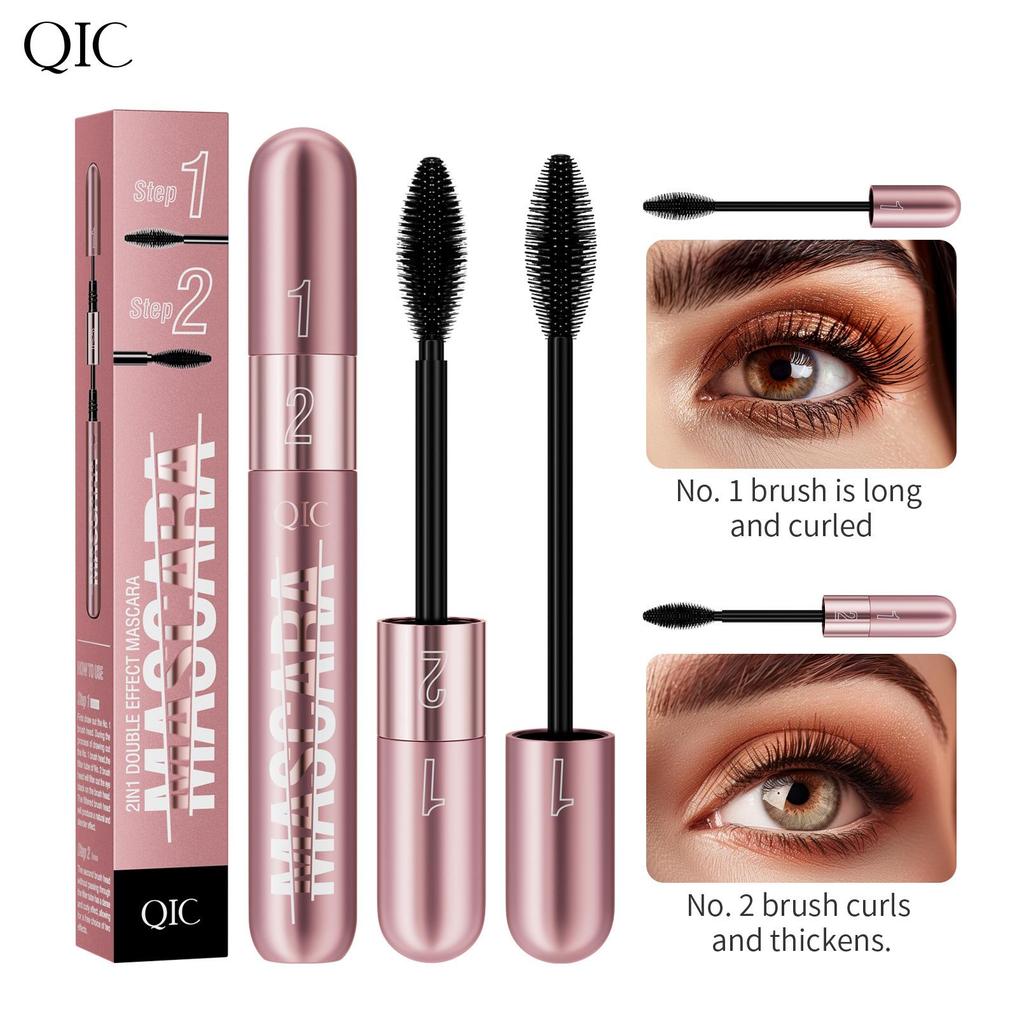 QIC 's nuevo lápiz de cejas de cuatro puntas en oro rosa, lápiz de cejas 'wild water', lápiz de cejas líquido de larga duración, resistente al agua y que no se corre.