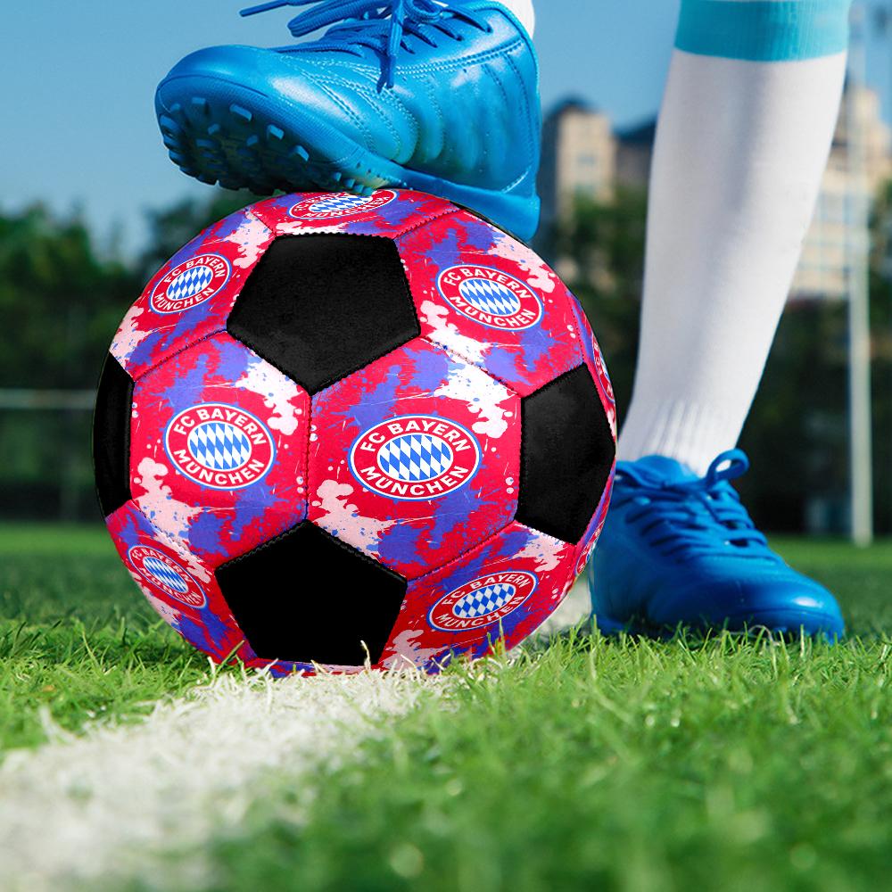 FC Bayern München Thema Größe 5 Fußball, Geeignet für Indoor- und Outdoor-Spiele, ein Geschenk für jeden geeignet.