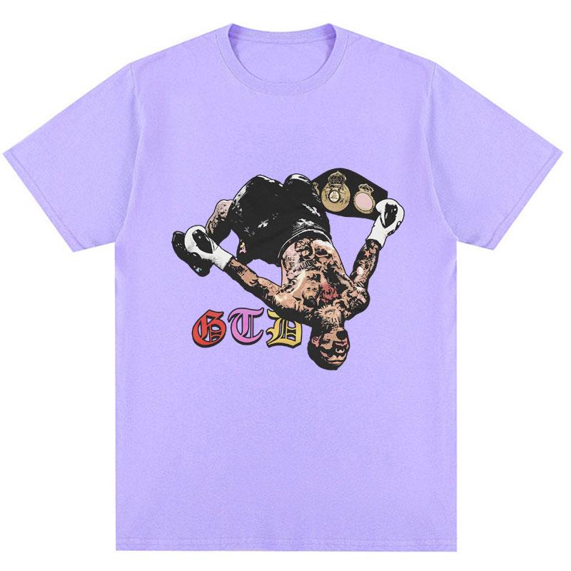 Tank Gervonta Davis Print Vintage T Shirt Women Boxing T Shirts Cotton Classic Short Sleeve Streetwear