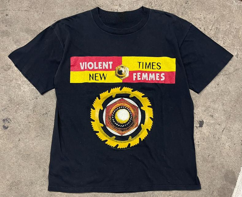 

Vintage Violent Femmes Band New Time Cotton Black S-4XL Unisex Shirt BL189 Unisex T-Shirt XXL