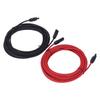 2pcs 12AWG 4mm2 Solar Panel Extension Cable Black Red Solar Adaptor Extension Cable with Female
