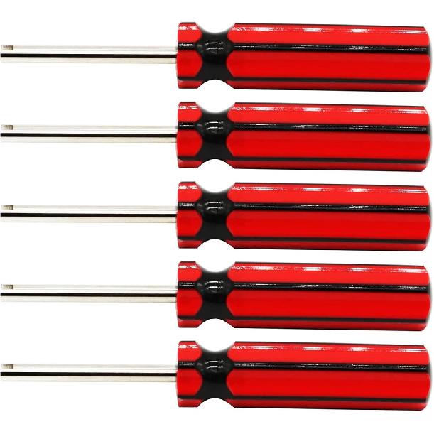 5 Pcs 6523339 Valve Core Removal Tool Automotive Car Motorcycle Truck Bike Screwdriver Valve Stem Core Remover Tire Repair Tall Tool