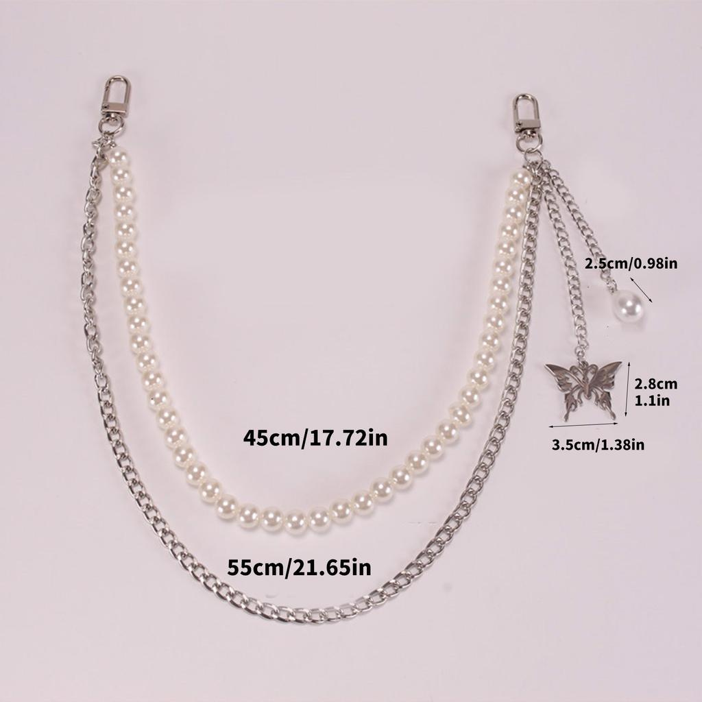 Versatiles Metal Chain Belt Music Festival Chain Street Performances Chain Belt for Daily Commutes Parties and Dates