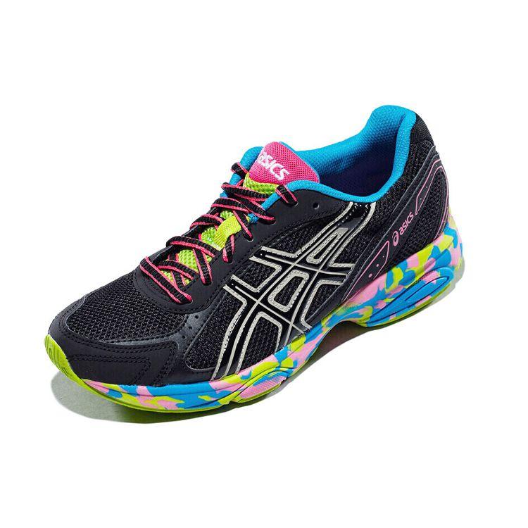 Asics Maverick 2 Comfortable Fabric Low-Top Casual Running Shoes Women Sneaker Black Multicolor T25XQ-9090